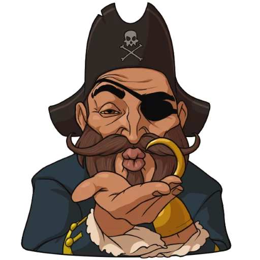 😘 Стикер «Tempest Pirate Action RPG Stickers» для Telegram
