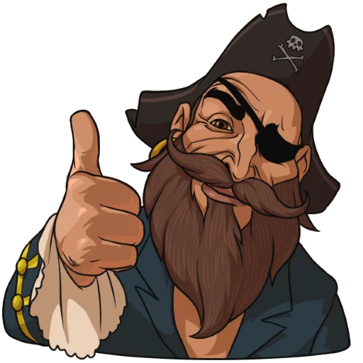 👍 Стикер «Tempest Pirate Action RPG Stickers» для Telegram
