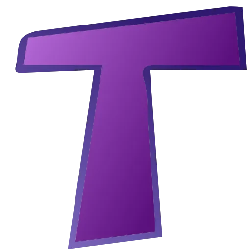 🛻 Эмодзи «Фиолетовый шрифт» для Telegram