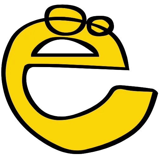 🦔 Эмодзи «Желтые буквы» для Telegram