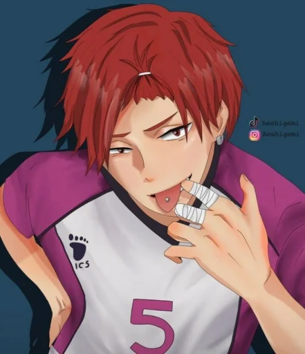 🥵 Стикер «Tendou Satori» для Telegram