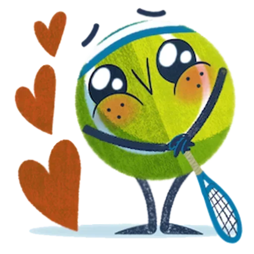 🥰 Стикер «Tennis Time» для Telegram