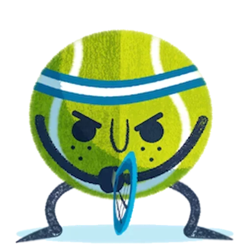 😡 Стикер «Tennis Time» для Telegram