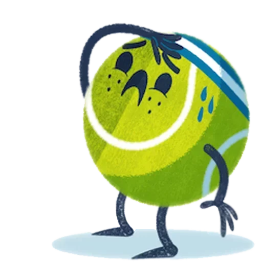 😥 Стикер «Tennis Time» для Telegram