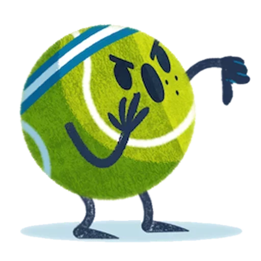 👎 Стикер «Tennis Time» для Telegram