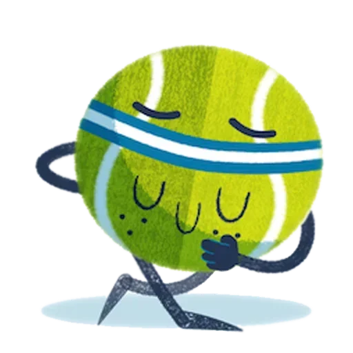 😌 Стикер «Tennis Time» для Telegram