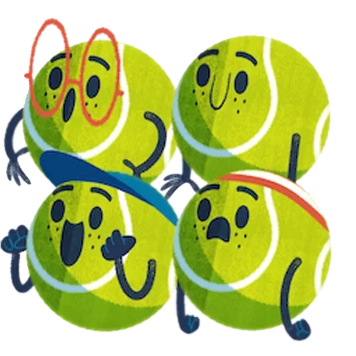 👍 Стикер «Tennis Time» для Telegram