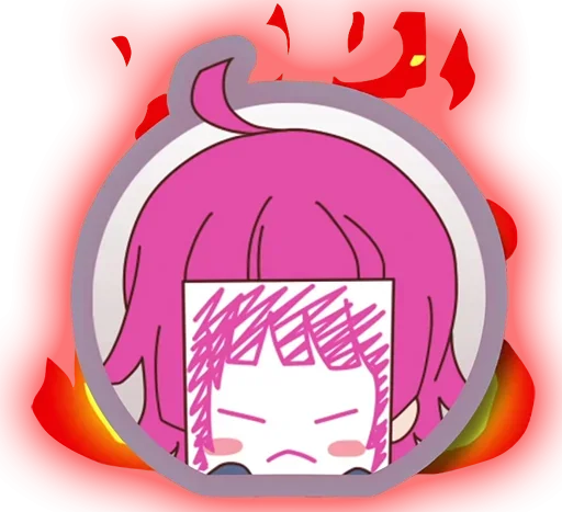 😡 Стикер «Tennoji Rina» для Telegram