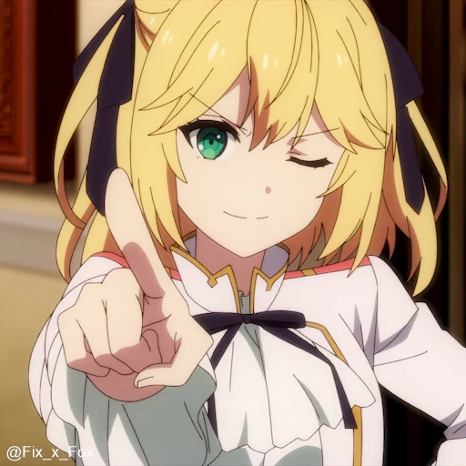 ☝️ Стикер «Tensei Oujo to Tensai Reijou no Mahou Kakumei» для Telegram