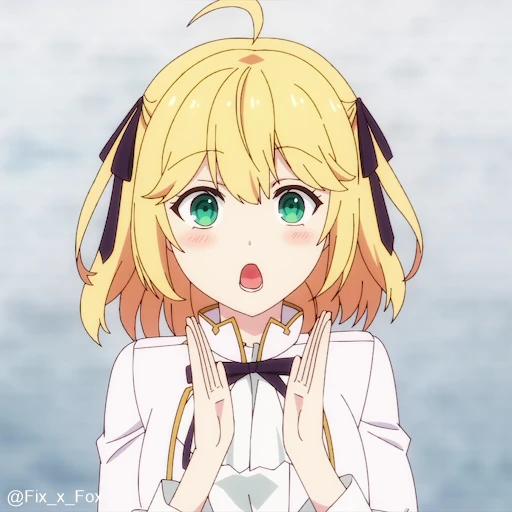 🙏 Стикер «Tensei Oujo to Tensai Reijou no Mahou Kakumei» для Telegram