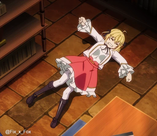 😫 Стикер «Tensei Oujo to Tensai Reijou no Mahou Kakumei» для Telegram
