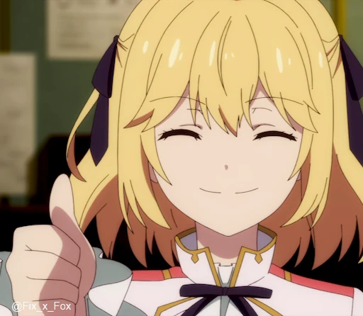 👍 Стикер «Tensei Oujo to Tensai Reijou no Mahou Kakumei» для Telegram