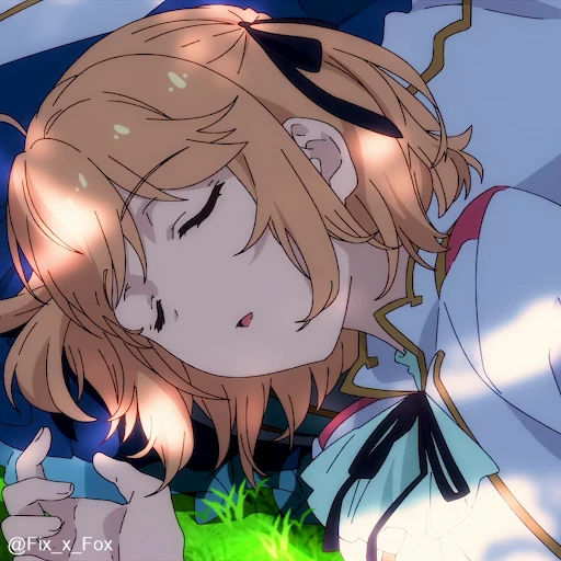 😴 Стикер «Tensei Oujo to Tensai Reijou no Mahou Kakumei» для Telegram