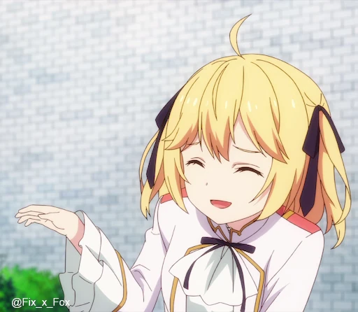 👋 Стикер «Tensei Oujo to Tensai Reijou no Mahou Kakumei» для Telegram