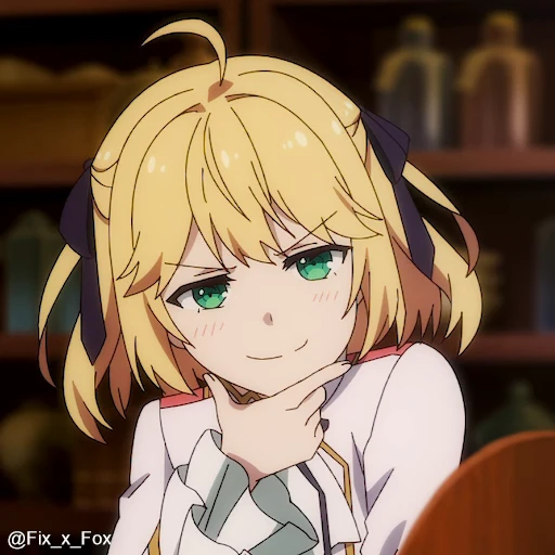 😈 Стикер «Tensei Oujo to Tensai Reijou no Mahou Kakumei» для Telegram
