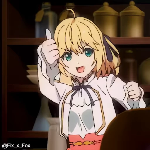 👍 Стикер «Tensei Oujo to Tensai Reijou no Mahou Kakumei» для Telegram