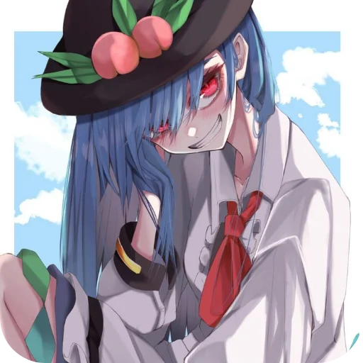 🧸 Стикер «hinanawi tenshi» для Telegram