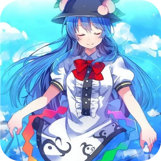 👄 Стикер «hinanawi tenshi» для Telegram