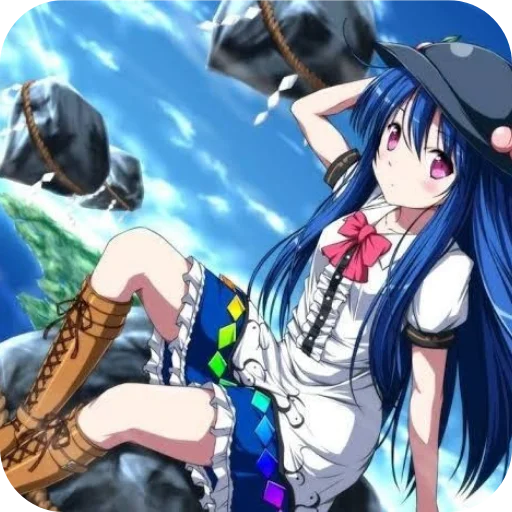 💇 Стикер «hinanawi tenshi» для Telegram