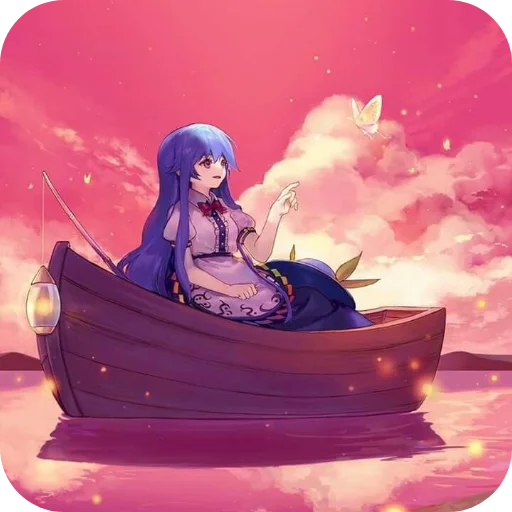 🚗 Стикер «hinanawi tenshi» для Telegram