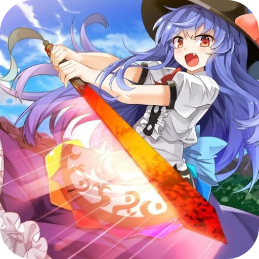 🎢 Стикер «hinanawi tenshi» для Telegram