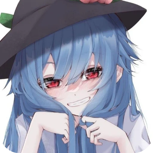 👄 Стикер «hinanawi tenshi» для Telegram