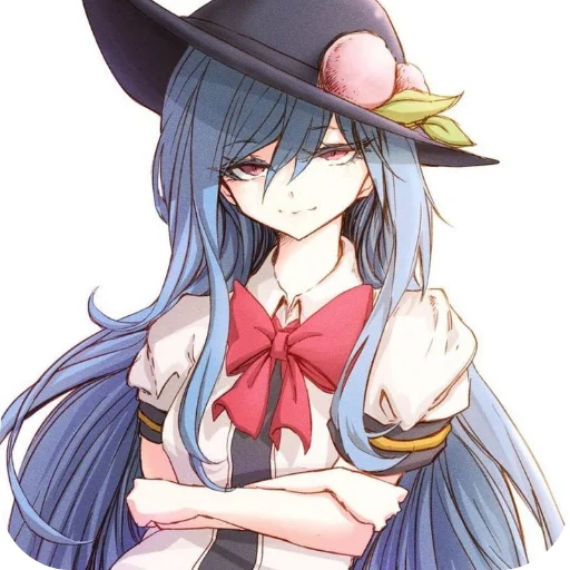 💇 Стикер «hinanawi tenshi» для Telegram