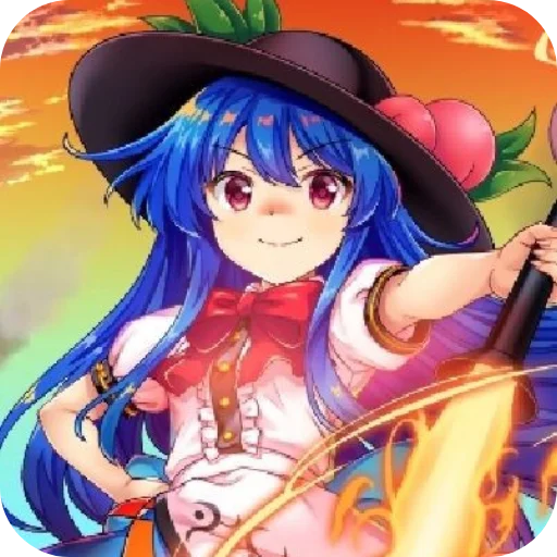 📖 Стикер «hinanawi tenshi» для Telegram