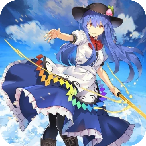 📖 Стикер «hinanawi tenshi» для Telegram