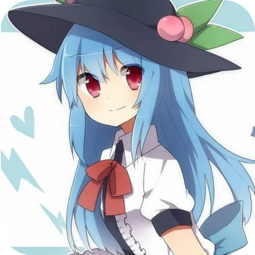 💇 Стикер «hinanawi tenshi» для Telegram