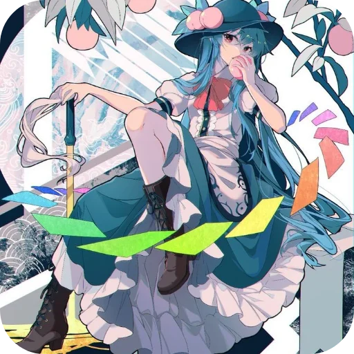 🖼 Стикер «hinanawi tenshi» для Telegram