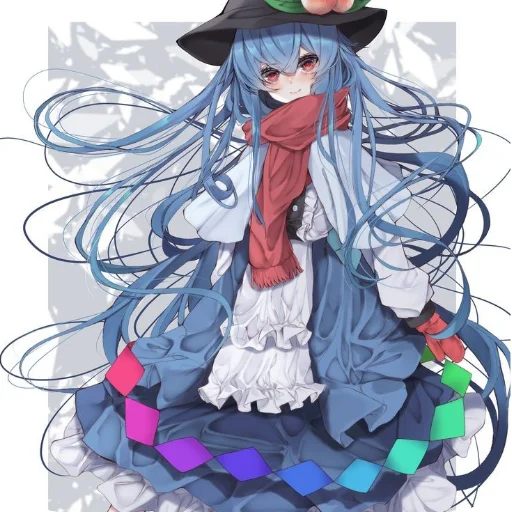 🧸 Стикер «hinanawi tenshi» для Telegram