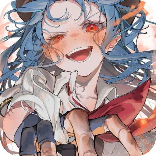 👄 Стикер «hinanawi tenshi» для Telegram