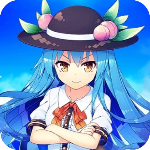 👄 Стикер «hinanawi tenshi» для Telegram