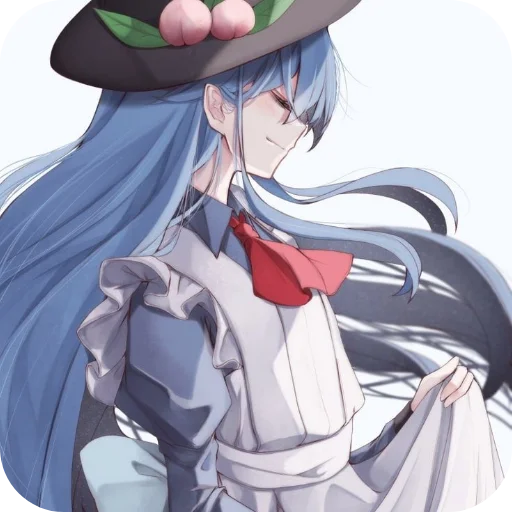 🎩 Стикер «hinanawi tenshi» для Telegram