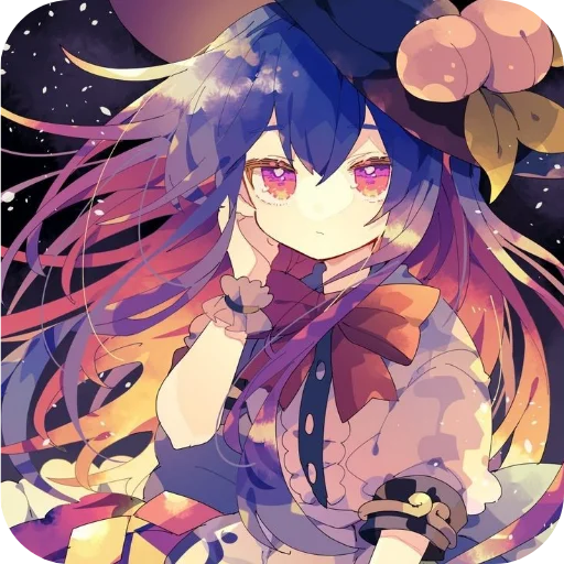 📖 Стикер «hinanawi tenshi» для Telegram