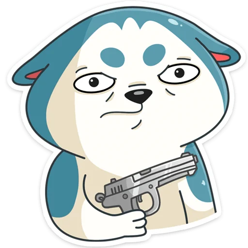 🔫 Стикер «Тео» для Telegram