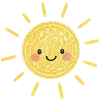 ☀️ Эмодзи «Летние разноцветные буквы и иконки» для Telegram