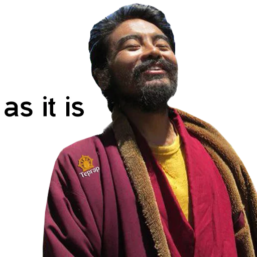 😊 Стикер «Yongey Mingyur Rinpoche» для Telegram