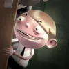 Стикер 58 🌟 Набор эмоджи по мульту «Terkel i knibe Теркель в беде»