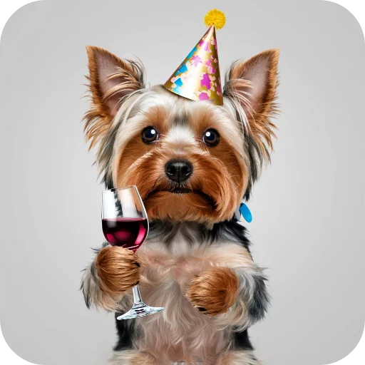 🐶 Стикер «Йорк» для Telegram