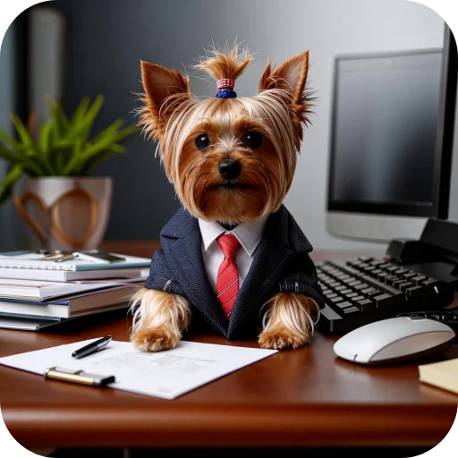 🐶 Стикер «Йорк» для Telegram