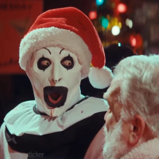 🎅 Стикер «Ужасающий 3» для Telegram