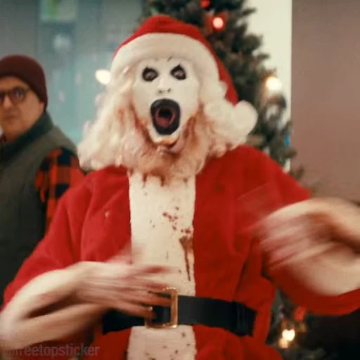🎅 Стикер «Ужасающий 3» для Telegram