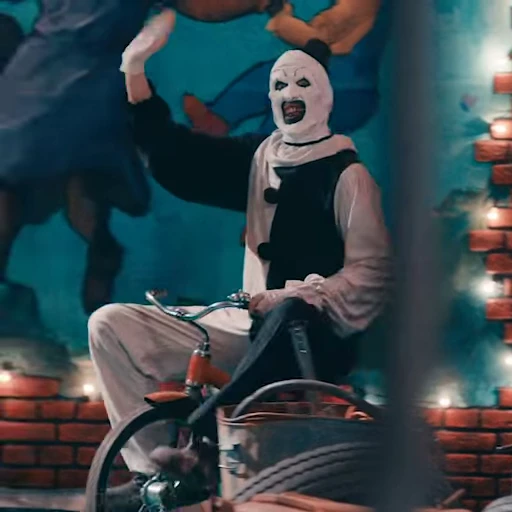 🚴‍♀️ Стикер «Terrifier» для Telegram