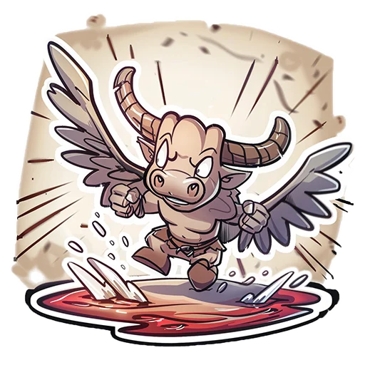 🐮 Стикер «Pelinal» для Telegram