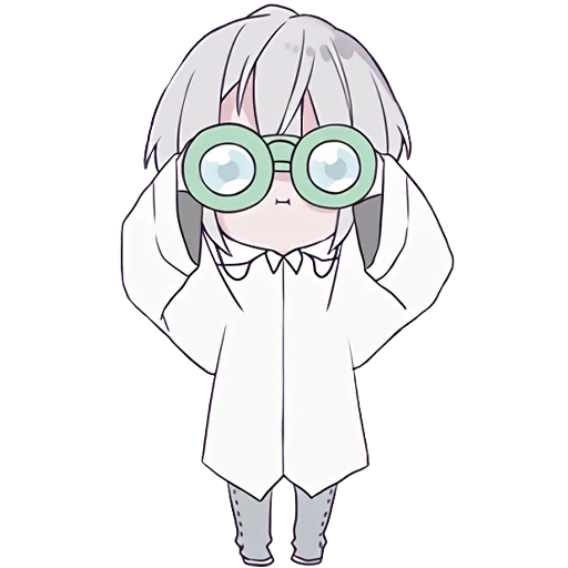 🧐 Стикер «Тестовый объект-кун 3» для Telegram