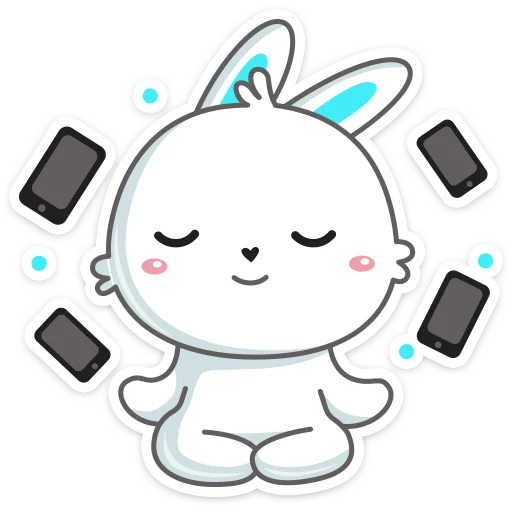 Стикерпак Кролик Олег для Telegram