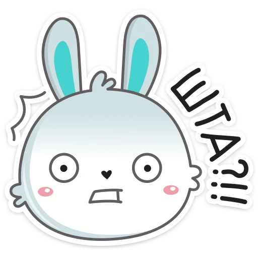 🤔 Стикер «Кролик Олег» для Telegram
