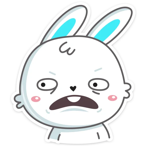 😒 Стикер «Кролик Олег» для Telegram